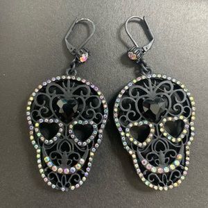 Skull Betsey Johnson Earrings